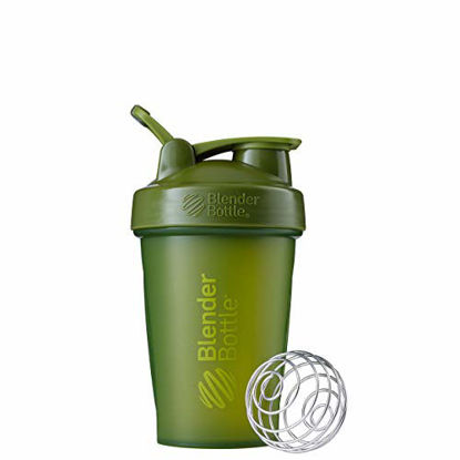 Picture of BlenderBottle Classic Shaker Bottle Perfect for Protein Shakes and Pre Workout, 20-Ounce, Moss Green