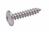 Picture of #10 x 3/4" Stainless Truss Head Phillips Wood Screw (100pc) 18-8 (304) Stainless Steel Screws by Bolt Dropper