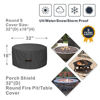 Picture of Porch Shield Fire Pit Cover - Waterproof 600D Heavy Duty Round Patio Fire Bowl Cover Black - 32 inch