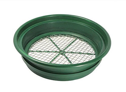 Picture of SE Patented Stackable 13-1/4" Sifting Pan, Mesh Size 1/2" - GP2-12