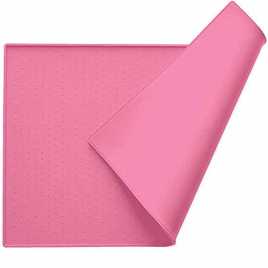 GetUSCart Gorilla Grip Silicone Pet Feeding Mat, Easy Clean, Large, 18