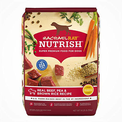 Picture of Rachael Ray Nutrish Premium Natural Dry Dog Food, Real Beef, Pea & Brown Rice Recipe, 14 Pounds