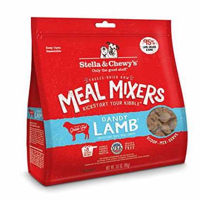 Picture of Stella & Chewy's Freeze-Dried Raw Dandy Lamb Meal Mixers Dog Food Topper, 3.5 oz. Bag, Freeze-Dried Raw Meal Mixers