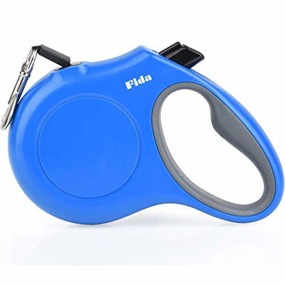 Picture of Fida Retractable Dog Leash, 16 ft Dog Walking Leash for Small Dogs up to 26lbs, Tangle Free, Blue