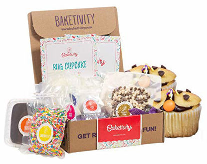 Picture of BAKETIVITY Kids Baking DIY Activity Kit - Bake Delicious Bug Cupcakes with Pre-Measured Ingredients - Best Gift Idea for Boys and Girls Ages 6-12