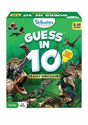 Picture of Skillmatics Guess in 10 Dinosaurs - Card Game of Smart Questions for Kids & Families | Super Fun & General Knowledge for Family Game Night | Gifts for Kids (Ages 8-99)