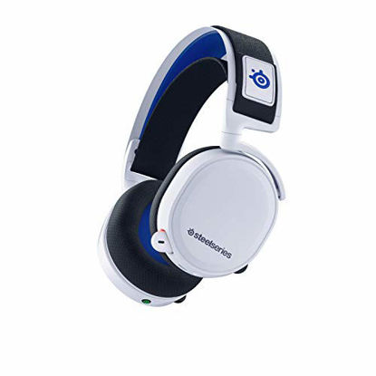 Picture of SteelSeries Arctis 7P Wireless - Lossless 2.4 GHz Wireless Gaming Headset - for PlayStation 5 and PlayStation 4 - White - PlayStation 5