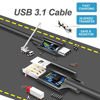 Picture of Charging Cable for Nintend Switch/Switch Lite, Charger for Nintendo Switch and Switch Lite, for Samsung Galaxy S9 S8 Note 8 LG V20 V30 OnePlus 5 3T and Other USB C Devices (10ft) Black