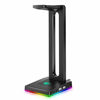 Picture of Havit RGB Headphones Stand with 3.5mm AUX and 2 USB Ports, Headphone Holder for Gamers Gaming PC Accessories Desk