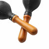 Picture of Percussion Maracas Pair of Shakers Rattles Sand Hammer Percussion Instrument with ABS Plastic Shells and Wooden Handles for Live Performances and Recording Sessions