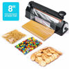 Picture of Metronic 8 inch Impulse Bag Sealer Poly Bag Sealing Machine Heat Seal Closer with Repair Kit in Black