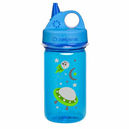 Picture of Nalgene Kids Grip-N-Gulp Water Bottles, Leak Proof Sippy Cup, Durable, BPA and BPS Free, Dishwasher Safe, Reusable and Sustainable, 12 Ounces