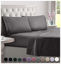 Picture of DREAMCARE Deep Pocket Sheets Microfiber Sheets Bed Sheets Set 4 Piece Bedding Sets Queen Size, Gray