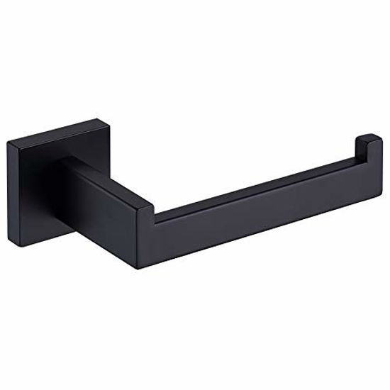 GetUSCart TASTOS Toilet Paper Holder Matte Black, Toilet Tissue Roll