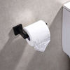 Picture of TASTOS Toilet Paper Holder Matte Black, Toilet Tissue Roll Holders Dispenser and Hangers Wall Mounted for Bathroom & Kitchen, Stainless Steel Modern Square Style