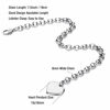 Picture of Initial Charm Bracelets Stainless Steel Heart 26 Letters Alphabet Bracelet for Women Valentine's Day Gifts