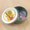 Picture of Guitar Picks - Cheliz 12 Medium Gauge Celluloid Guitar Picks In a Box W/Picks Holder. Unique Guitar Gift For Bass, Electric & Acoustic Guitars (Web Sensation)