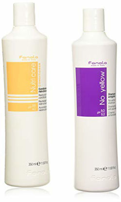 Picture of Fanola No Yellow Shampoo 350 ml & Fanola Nutri Care Conditioner 350 ml