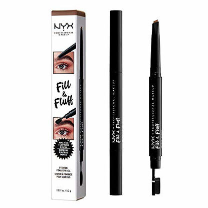 Picture of NYX PROFESSIONAL MAKEUP Fill & Fluff Eyebrow Pomade Pencil, Auburn