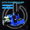 Picture of TOAUTO Soldering Station,80W Digital Solder Iron Station Kit with 176°F-896°F Temperature, C/F Func, Auto Standby & Sleep, Temperature Lock,5 Extra Solder Tips, Solder Bracket, Solder SuckerFT-80W