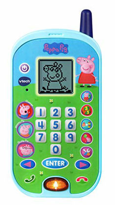 Picture of VTech Peppa Pig Let's Chat Learning Phone , Blue , Led-Anti-Stress-167