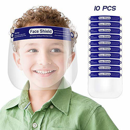 Picture of 10 Pack Kids Anti-Fog | Protective Corrosion-Resistant Lens, Lightweight Transparent Safety Covering with Elastic Band | For Children (blue)