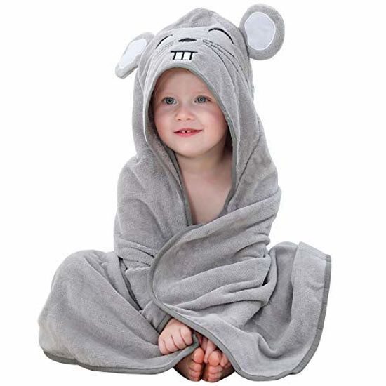 Bird MICHLEY Animal Hooded Baby Bath Towel Toddler Premium Cotton Absorbent  Bathrobe for Girls Boys 0-6T Bathing Baby Bath Towels 