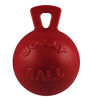 Picture of Jolly Pets Tug-n-Toss Heavy Duty Dog Toy Ball with Handle, 10 Inches/X-Large, Red
