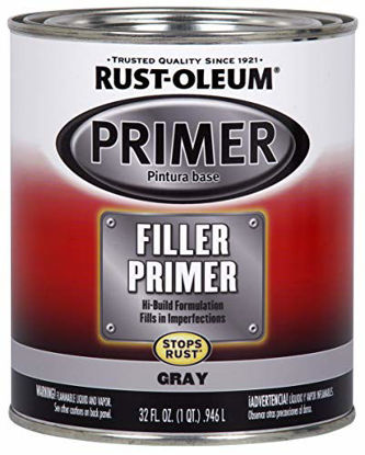 Picture of Rust-Oleum Automotive 254863 32-Ounce Filler Primer Quart, Gray