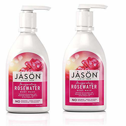 Picture of Jason Shower Body Wash, Rosewater, 30 oz, 2 pk