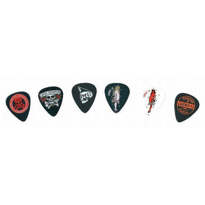 Picture of Dunlop L13BP1.0 Lucky 13 Picks, Assorted, 1.0mm, 6/Player's Pack