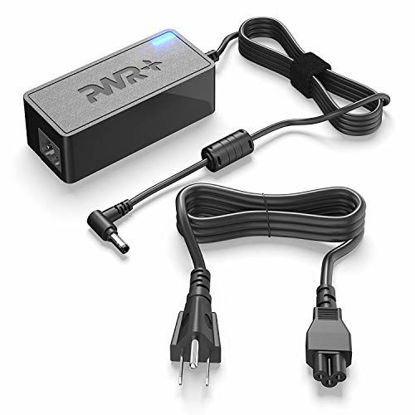 Picture of Pwr UL Listed 45W 40W AC Adapter for LG Gram 13.3" 14" 15" 15.6" 13Z950 13Z970 13Z940 13Z975 13Z980 14Z950 14Z970 14Z980 15Z960 15Z970 15Z975 15Z980 ADS-40MSG-19 Charger Extra Long 12 Ft Power Cord