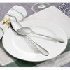Picture of LIANYU Flatware Set, 40 Piece Silverware Set, Stainless Steel Home Kitchen Hotel Restaurant Tableware Cutlery Set, Service for 8, Mirror Finished, Dishwasher Safe
