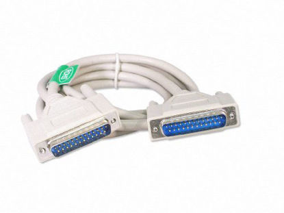 Picture of Your Cable Store 6 Foot DB25 25 Pin Serial Port Cable Male/Male RS232