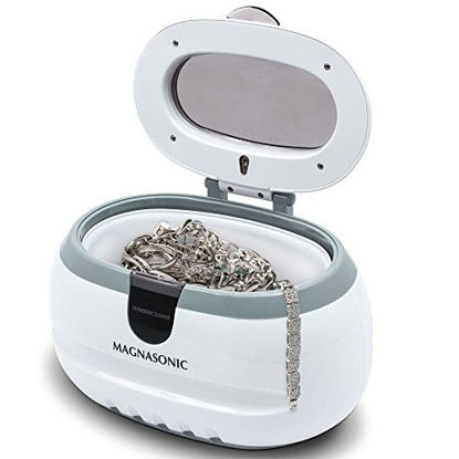 Picture of Magnasonic Professional Ultrasonic Jewelry Cleaner Machine for Cleaning Eyeglasses, Watches, Rings, Necklaces, Coins, Razors, Dentures, Combs, Tools, Parts, Instruments (CD2800)