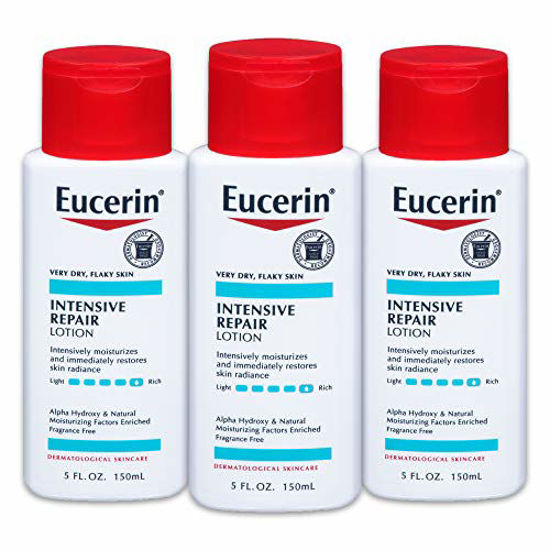Picture of Eucerin Intensive Repair Lotion - Rich Lotion for Very Dry, Flaky Skin - 5 Fl Oz (Pack of 3) Bottle