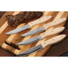 Picture of Jim Beam Steak Knife Set (4 Pack), JB0165, 10", Brown