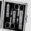 Picture of World No. 1. Three Seven (777) Travel Manicure Grooming Kit Nail Clipper Set (11 PCs, TS-16000SVC), MADE IN KOREA, SINCE 1975.