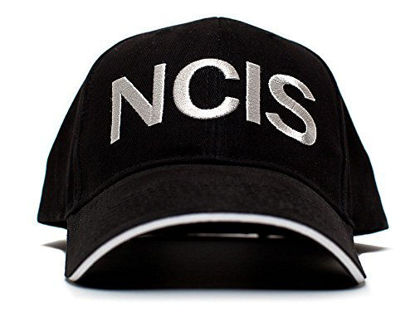 Picture of NCIS Hat Naval Criminal Investigative Service Movie Cap One Size Black, Large-X-Large