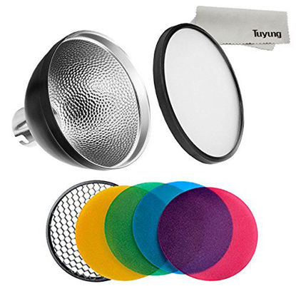 Picture of Godox AD-S2 Standard Reflector with Soft Diffuser and ad-s11 Witstro Flash Speedlite Accessories for Godox AD200 AD200PRO AD360 AD360II Flashes