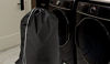Picture of Nylon Laundry Bag - Locking Drawstring Closure and Machine Washable. These Large Bags Will Fit a Laundry Basket or Hamper and Strong Enough to Carry up to Three Loads of Clothes. (Black | 2-Pack)