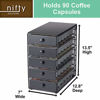 Picture of Nifty Solutions 90 Pack Capacity Rack Coffee Pod Drawer, 5 Tiers