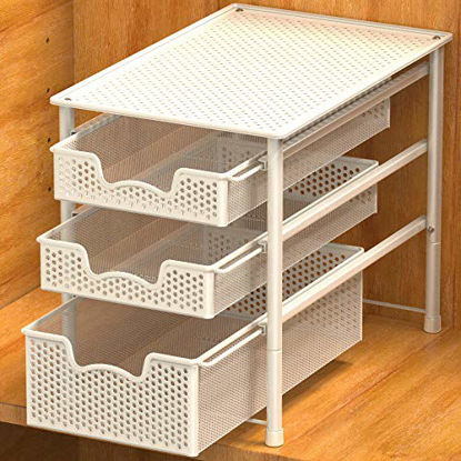 Simplehouseware Stackable Can Rack Organizer Silver