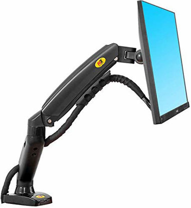 Picture of NB North Bayou Monitor Desk Mount Stand Full Motion Swivel Monitor Arm with Gas Spring for 17-30''Monitors(Within 4.4lbs to 19.8lbs) Computer Monitor Stand F80