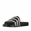Picture of adidas mens Adilette Slide Sandals , Core Black White Core Black, 11 US