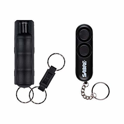 Picture of SABRE Personal Safety Kit With Pepper Spray and Personal Alarm, 25 Burst, 10 Foot (3 Meter) Range, 120dB Alarm, Audible Up To 1,280 Feet (390 Meters)