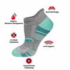 Picture of Saucony Women's Performance Heel Tab Athletic Socks (8 & 16, Grey Assorted (8 Pairs), Shoe Size: 5-7
