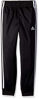 Picture of adidas Boys' Big Tricot Jogger Pant, Iconic Black, M (10/12)