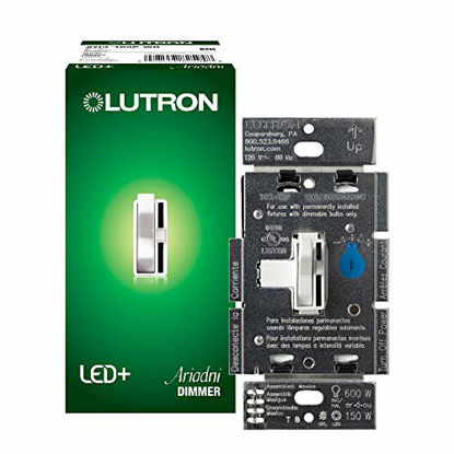 Picture of Lutron Ariadni/Toggler LED+ Dimmer | 150-Watt, Single-Pole/3-Way | AYCL-153P-WH | White