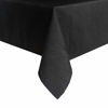 Picture of maxmill Jacquard Tablecloth Swirl Design Water Resistance Antiwrinkle Oil Proof Heavy Weight Soft Table Cloth for Buffet Banquet Parties Event Holiday Dinner Square 52 x 52 Inch Black
